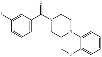 (3-iodophenyl)-[4-(2-methoxyphenyl)piperazin-1-yl]methanone Structure