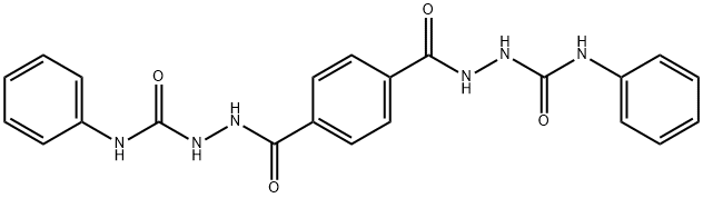 2,2'-[1,4-phenylenedi(carbonyl)]bis(N-phenylhydrazinecarboxamide) Struktur