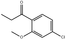 4'-chloro-2'-methoxypropiophenone Struktur