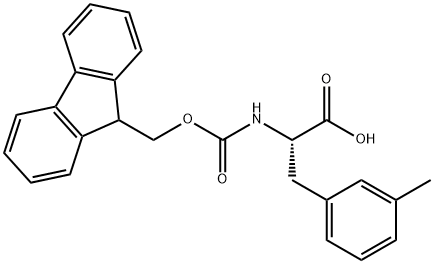 N-Fmoc-DL-3-methylPhenylalanine Struktur