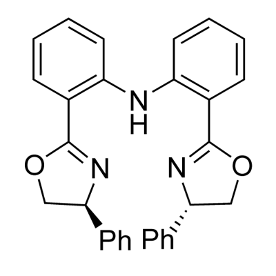 2-[(4S)-4,5-Dihydro-4-phenyl-2-oxazolyl]-N-[2-[(4S)-4,5-dihydro-4-phenyl-2-oxazolyl]phenyl]benzenamine Struktur