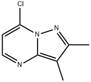 7-Chloro-2,3-dimethylpyrazolo[1,5-a]pyrimidine Struktur