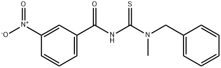 N-{[benzyl(methyl)amino]carbonothioyl}-3-nitrobenzamide Struktur