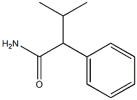 Benzeneacetamide, a-(1-methylethyl)- Struktur