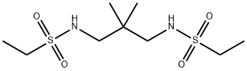 N-[3-(ethylsulfonylamino)-2,2-dimethylpropyl]ethanesulfonamide Struktur