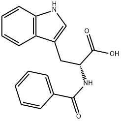 D-Tryptophan,N-benzoyl- Struktur