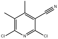 3-Pyridinecarbonitrile, 2,6-dichloro-4,5-dimethyl- Struktur