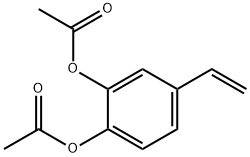 3,4-diacetoxystyrene Structure