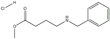 Methyl 4-(Benzylamino)Butanoate Hydrochloride Struktur