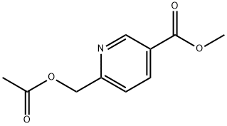 Methyl 6-(Acetoxymethyl)Nicotinate Struktur