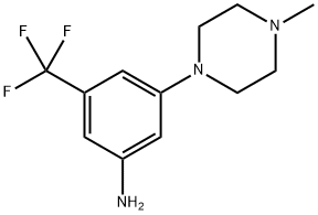 3-(4-methylpiperazin-1-yl)-5-(trifluoromethyl)aniline Struktur