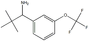 2,2-DIMETHYL-1-[3-(TRIFLUOROMETHOXY)PHENYL]PROPAN-1-AMINE Struktur