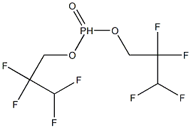 Phosphonic acid, bis(2,2,3,3-tetrafluoropropyl) ester Struktur