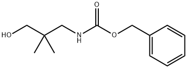 BENZYL (3-HYDROXY-2,2-DIMETHYLPROPYL)CARBAMATE Struktur