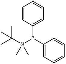 Phosphine, [(1,1-dimethylethyl)dimethylsilyl]diphenyl- Struktur