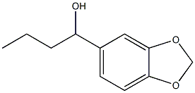 1-(1,3-benzodioxol-5-yl)butan-1-ol Struktur