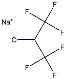 2-Propanol, 1,1,1,3,3,3-hexafluoro-, sodium salt Struktur