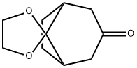 (1R,5S)-spiro[bicyclo[3.2.1]octane-8,2'-[1,3]dioxolan]-3-one Struktur