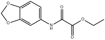 ethyl 2-(1,3-benzodioxol-5-ylamino)-2-oxoacetate Struktur