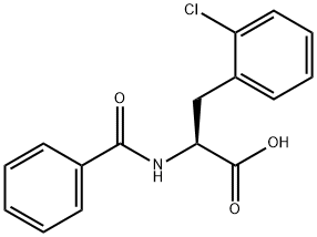 N-benzoyl-2-chloro- DL-Phenylalanine Struktur