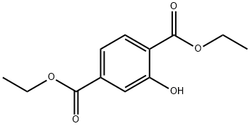 diethyl 2-hydroxybenzene-1,4-dicarboxylate Struktur