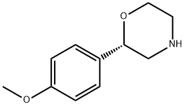 (S)-2-(4-methoxyphenyl)morpholine Struktur