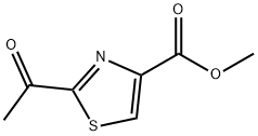 Methyl 2-acetylthiazole-4-carboxylate, 76275-87-1, 結構式