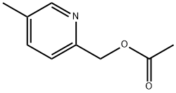 2-acetoxymethyl-5-methyl pyridine Struktur