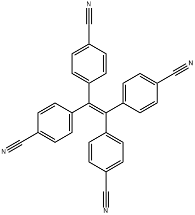 4-[1,2,2-tris(4-cyanophenyl)ethenyl]benzonitrile Struktur