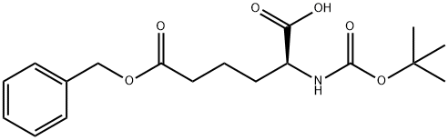 N-Boc-S-2-Aminoadipic acid 6-(phenylmethyl) ester Struktur