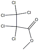 Propanoic acid, pentachloro-, methyl ester Struktur