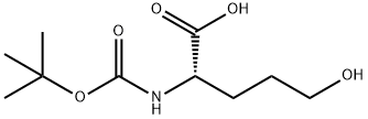 N-Boc-5-hydroxy-L-Norvaline Struktur