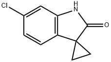 6'-Chloro-1'H-spiro[cyclopropane-1,3'-indole]-2'-one Struktur