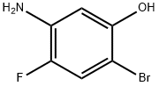 5-Amino-2-bromo-4-fluorophenol Struktur