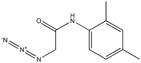 2-azido-N-(2,4-dimethylphenyl)acetamide Struktur