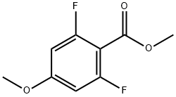 methyl 2,6-difluoro-4-methoxybenzoate Struktur