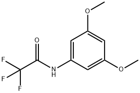 N-(3,5-dimethoxyphenyl)-2,2,2-trifluoroacetamide Struktur