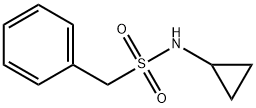 N-cyclopropyl-1-phenylmethanesulfonamide Struktur