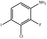 3-chloro-2-fluoro-4-iodoaniline Struktur