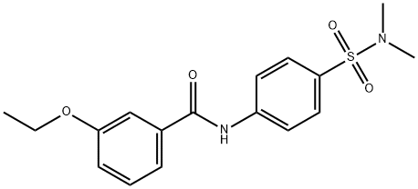 N-[4-(dimethylsulfamoyl)phenyl]-3-ethoxybenzamide Struktur