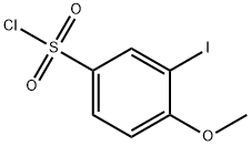 3-iodo-4-methoxybenzene-1-sulfonyl chloride Structure