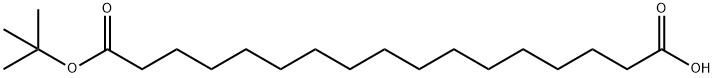 Heptadecanedioic acid mono-tert-butyl ester Struktur