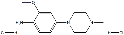 2-methoxy-4-(4-methylpiperazin-1-yl)aniline dihydrochloride Struktur