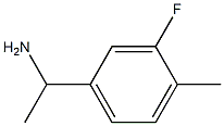 1-(3-FLUORO-4-METHYLPHENYL)ETHAN-1-AMINE Struktur