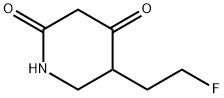 5-(2-fluoroethyl)piperidine-2,4-dione Struktur