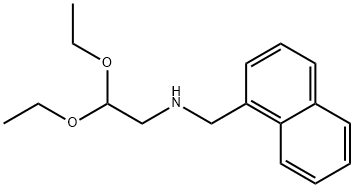 2,2-diethoxy-N-(naphthalen-1-ylmethyl)ethan-1-amine Struktur