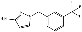 1-[3-(trifluoromethyl)benzyl]-1H-pyrazol-3-amine Struktur