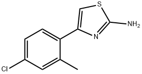 4-(4-chloro-2-methylphenyl)-1,3-thiazol-2-amine Struktur