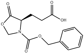 (R)-3-(3-(benzyloxycarbonyl)-5-oxooxazolidin-4-yl)propanoic acid Struktur