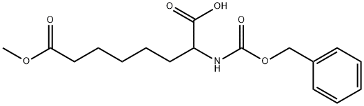 Cbz-RS-2-Aminosuberic acid 8-methyl ester Struktur